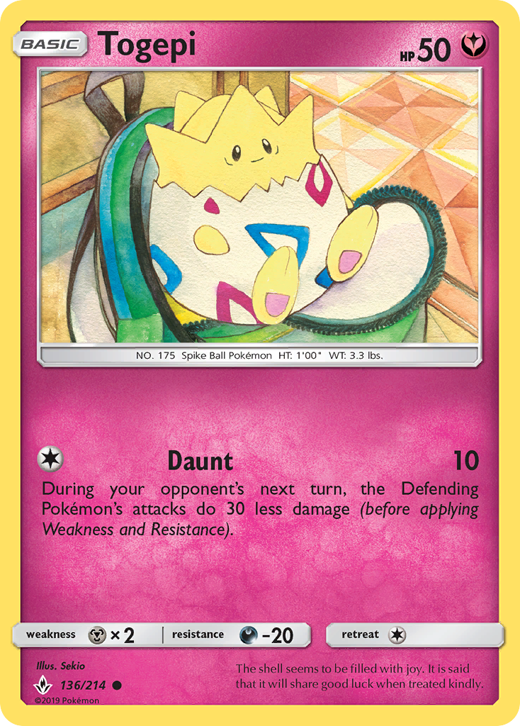 Togepi — SM - Unbroken Bonds #136/214