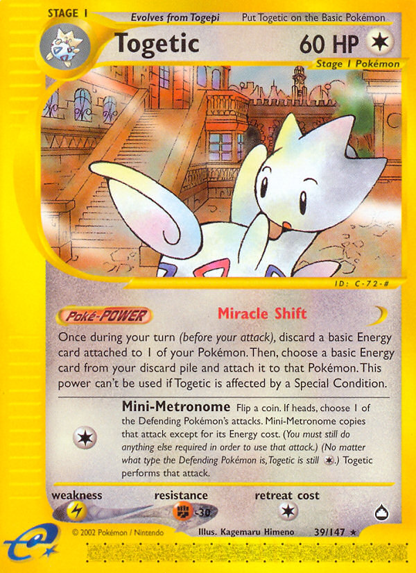 Togetic — Aquapolis #039/147