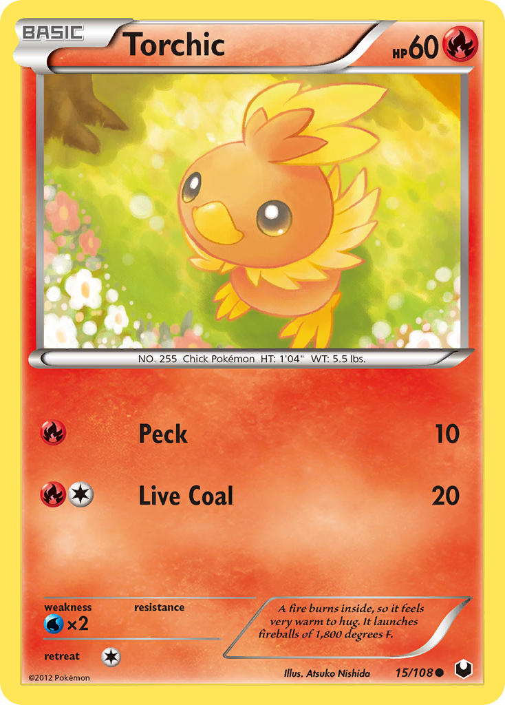 Torchic (15) — Dark Explorers #15/108