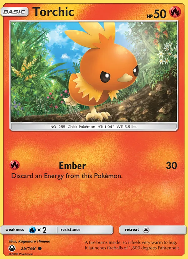 Torchic (25) — SM - Celestial Storm #25/168