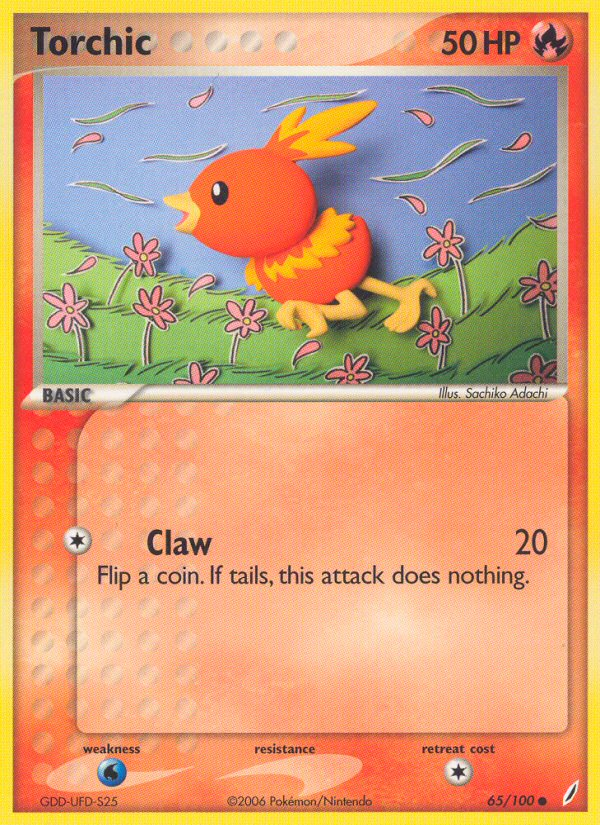 Torchic — Crystal Guardians #65/100