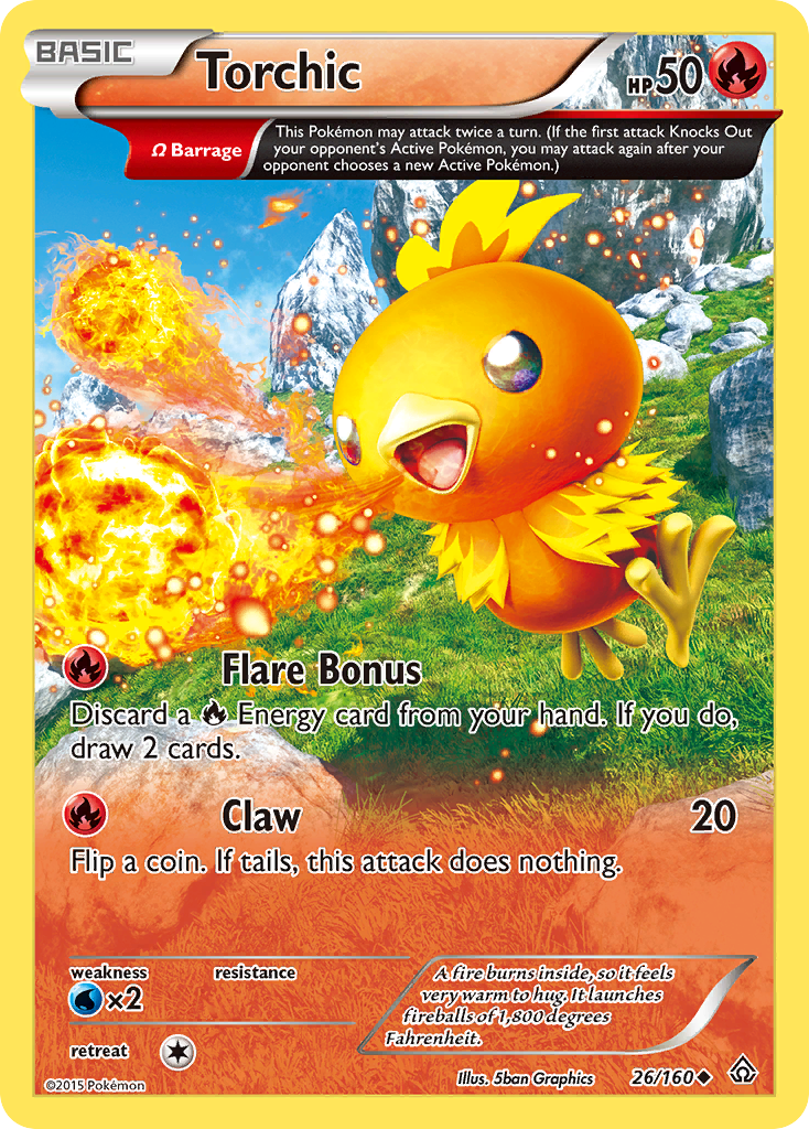 Torchic (Omega) — XY - Primal Clash #26/160