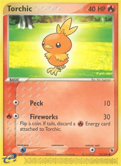Torchic — Ruby and Sapphire #73/109