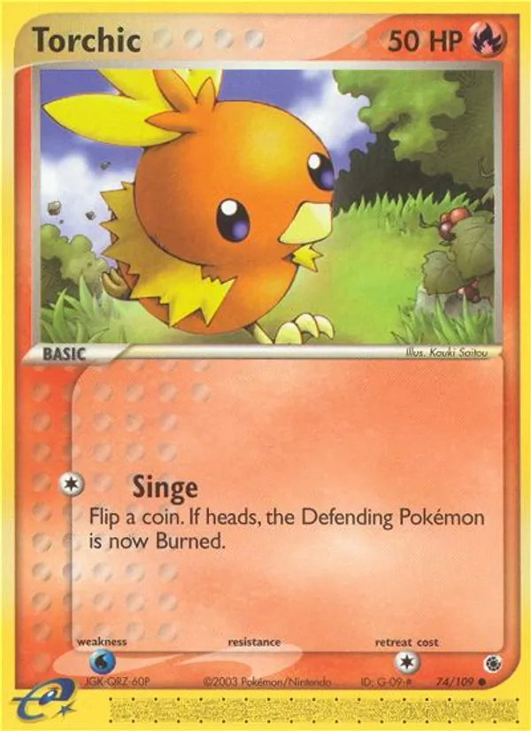 Torchic — Ruby and Sapphire #74/109