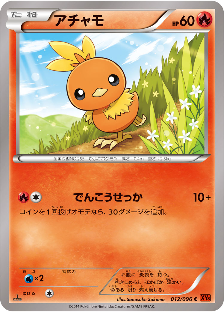 Torchic — XY3: Rising Fist #012/096