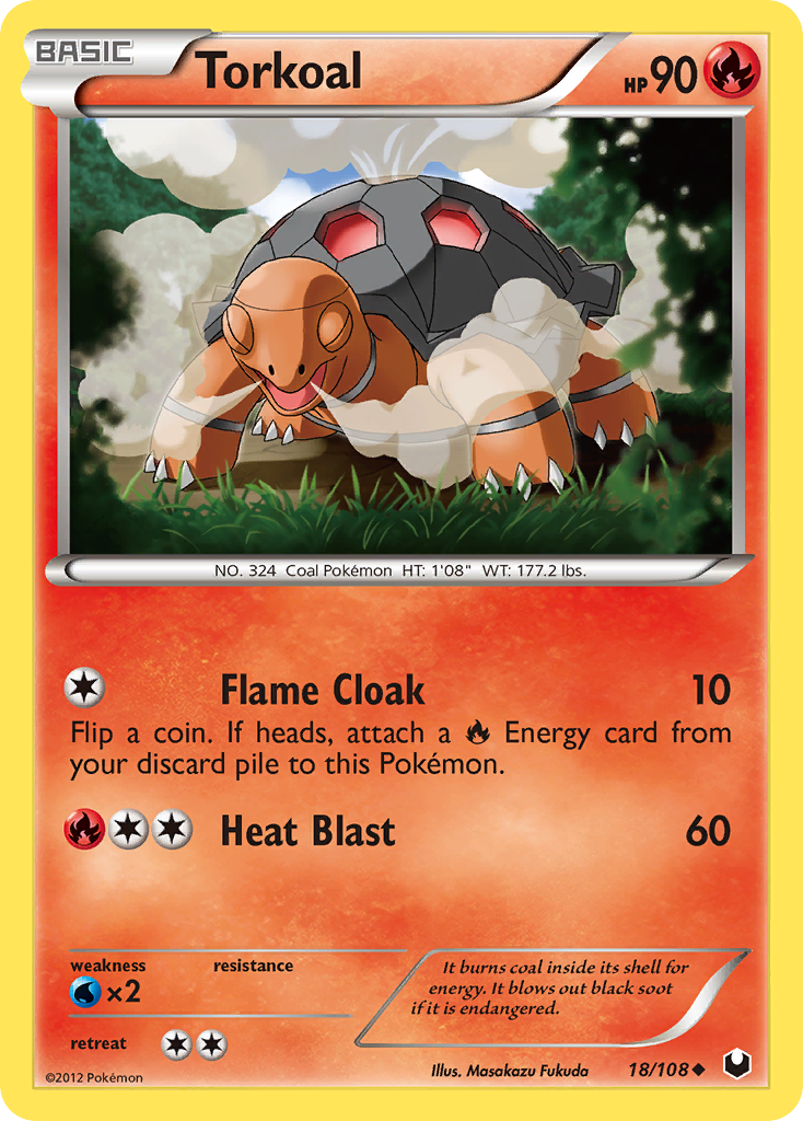 Torkoal — Dark Explorers #18/108