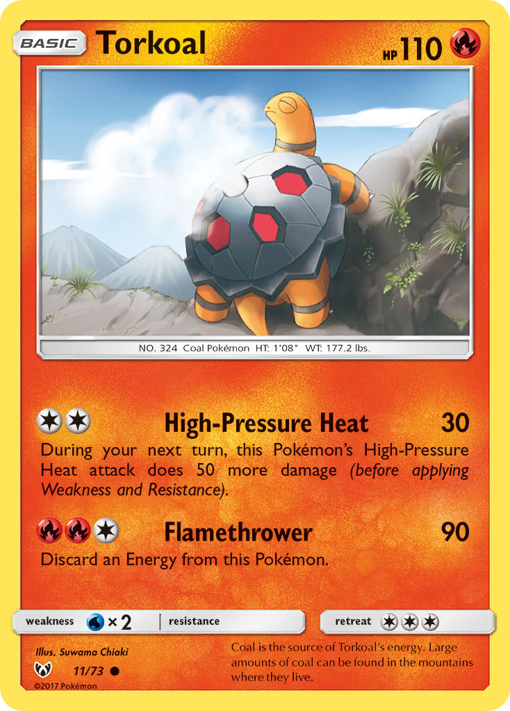 Torkoal — Shining Legends #11/73