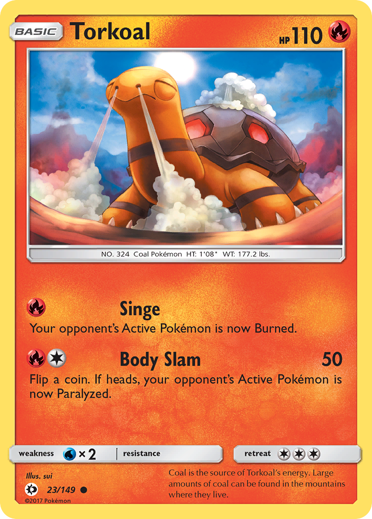 Torkoal — SM Base Set #23/149