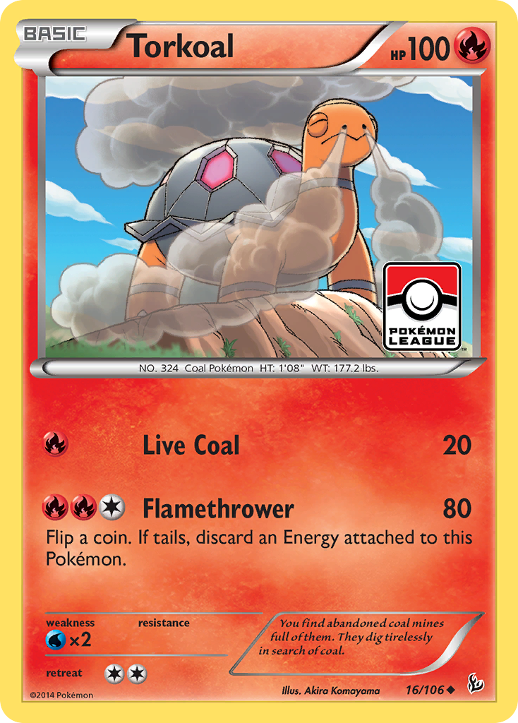 Torkoal — XY - Flashfire #16/106