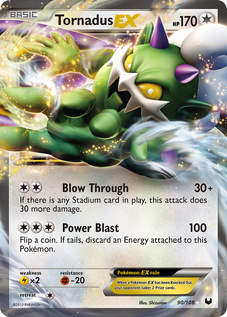 Tornadus EX — Dark Explorers #90/108