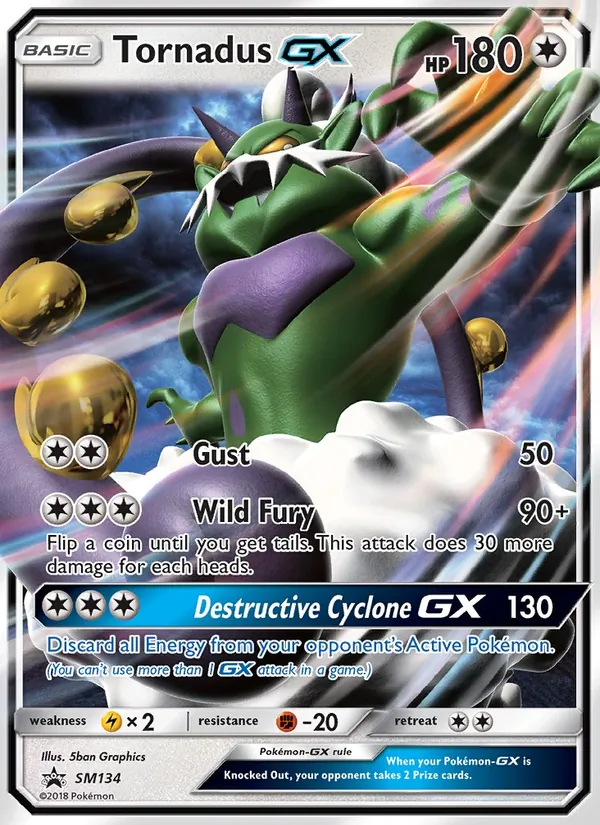 Tornadus GX — SM Promos #SM134