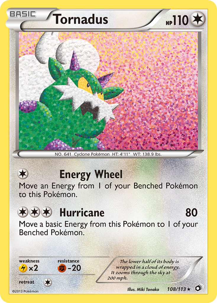 Tornadus — Legendary Treasures #108/113