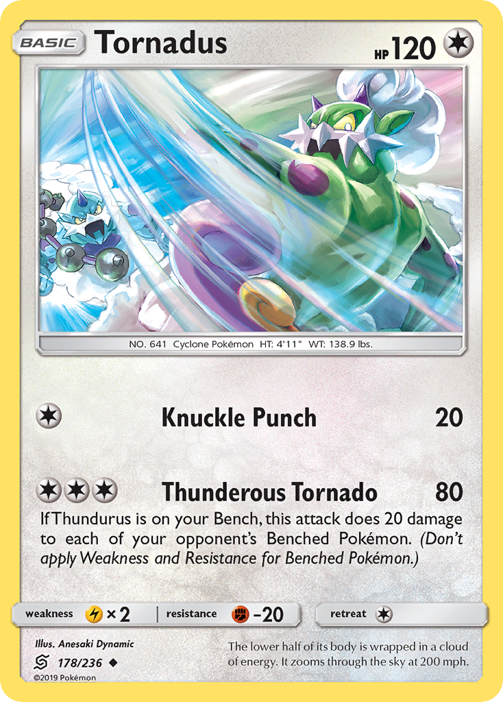 Tornadus — SM - Unified Minds #178/236