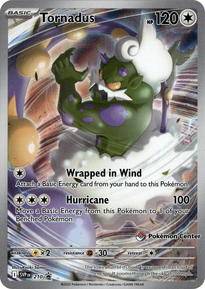 Tornadus — SV: Scarlet & Violet Promo Cards #210