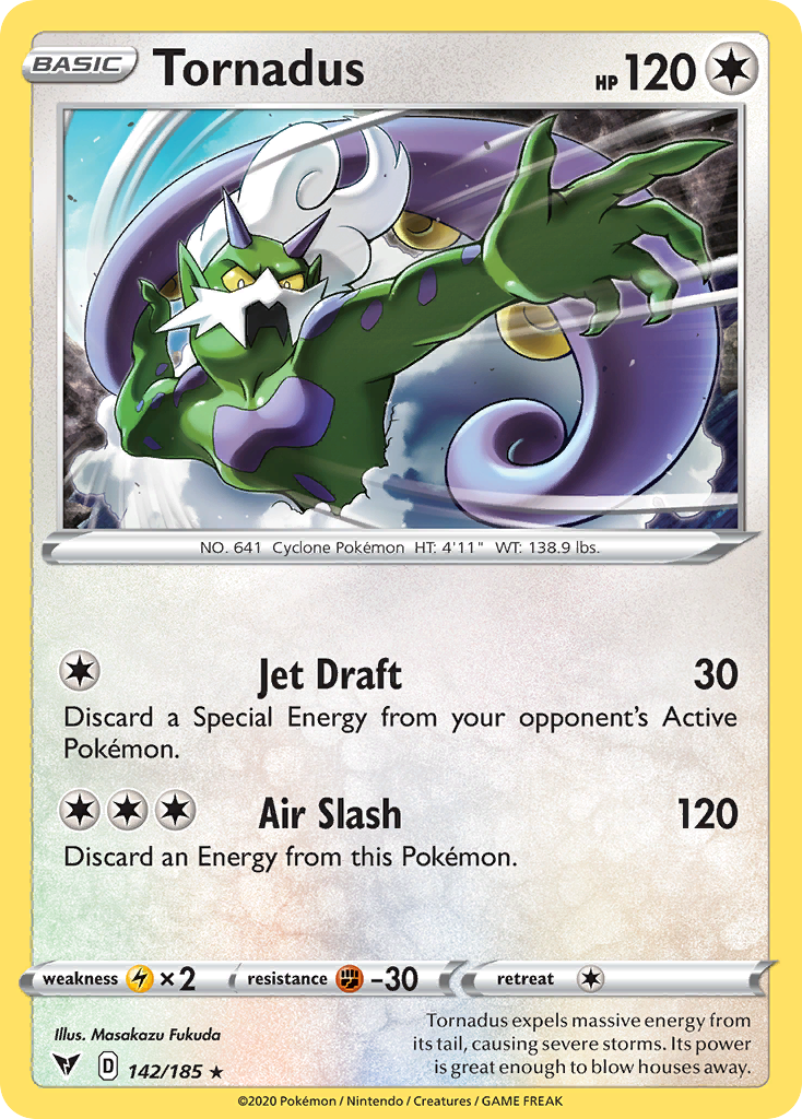 Tornadus — SWSH04: Vivid Voltage #142/185