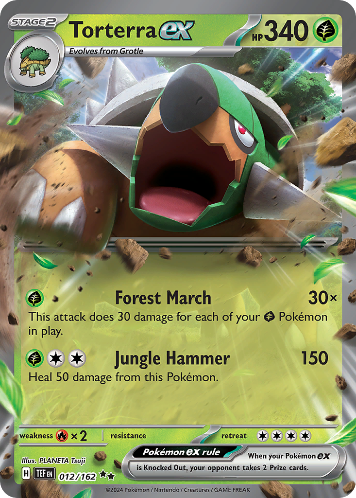 Torterra ex — SV05: Temporal Forces #012/162