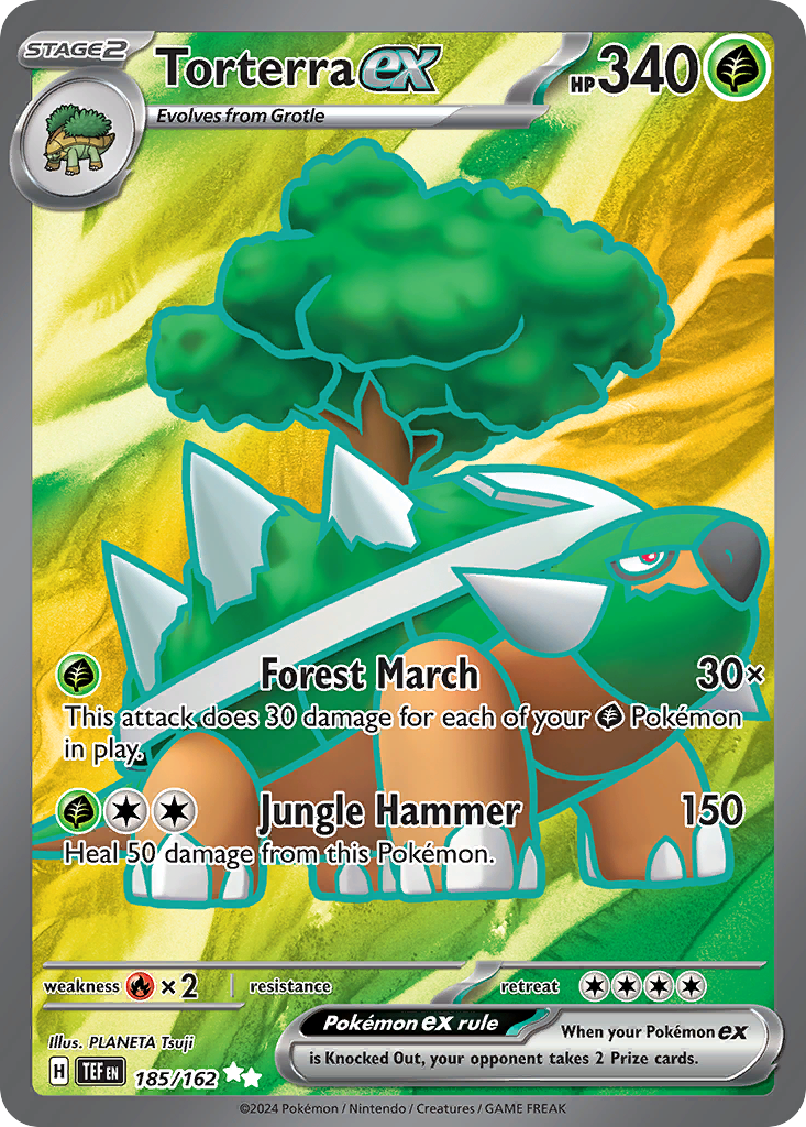 Torterra ex — SV05: Temporal Forces #185/162