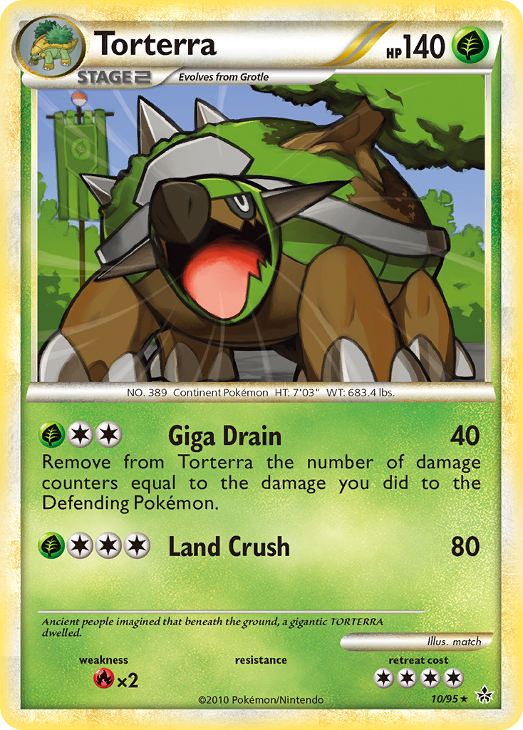 Torterra — League & Championship Cards #010/095