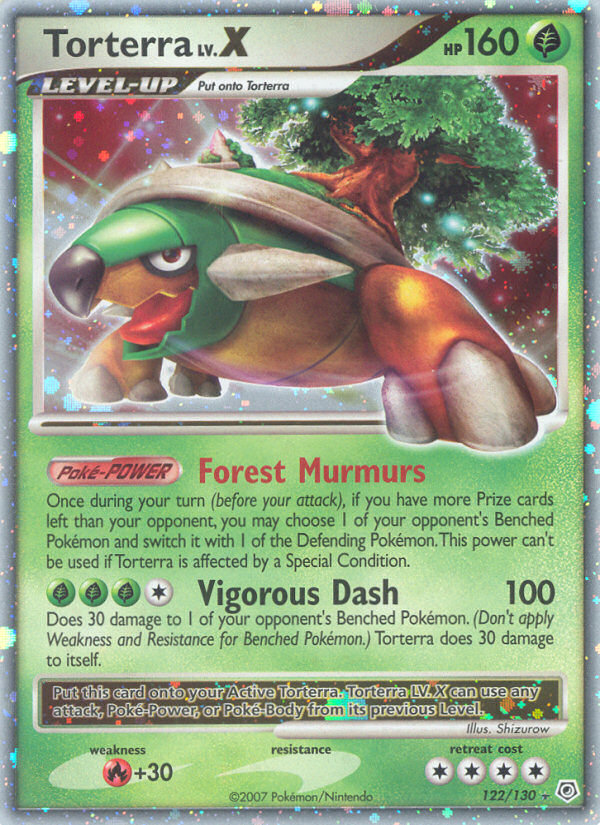 Torterra LV.X — Diamond and Pearl #122/130