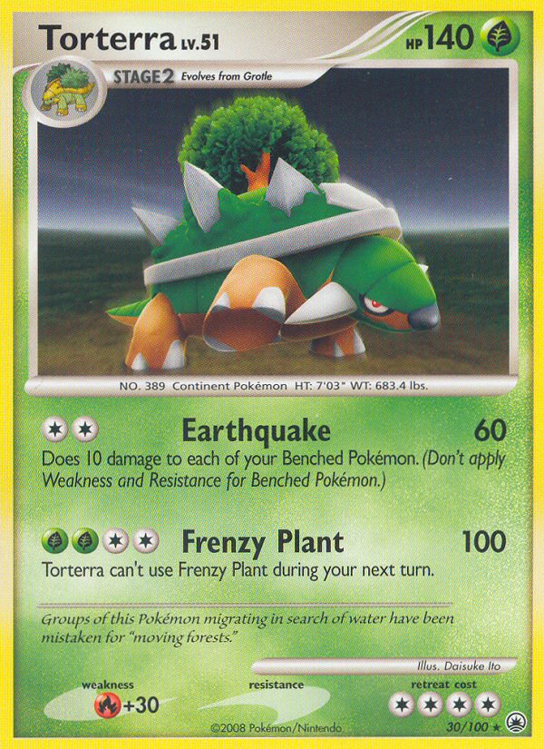 Torterra — Majestic Dawn #30/100