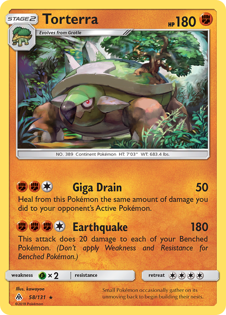 Torterra — SM - Forbidden Light #58/131
