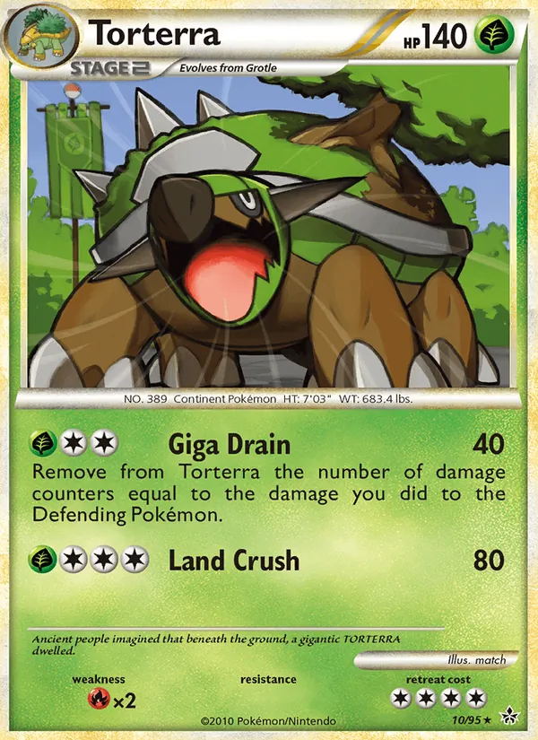 Torterra — Unleashed #10/95