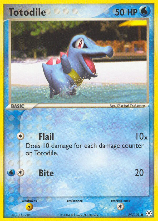 Totodile — Hidden Legends #79/101