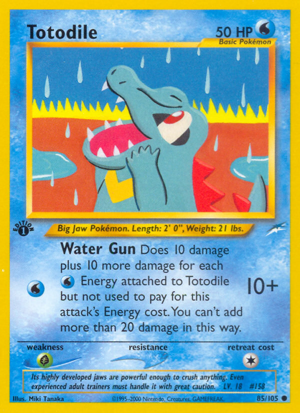 Totodile — Neo Destiny #085/105