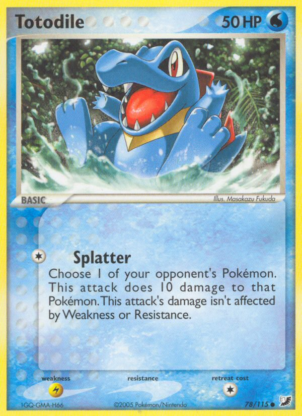 Totodile — Unseen Forces #78/115