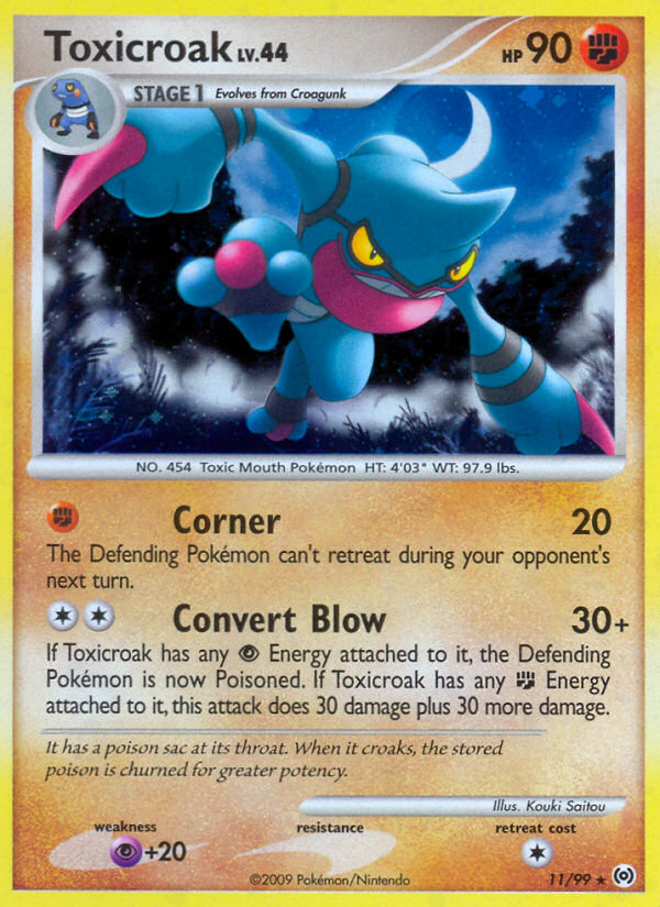 Toxicroak — Arceus #11/99