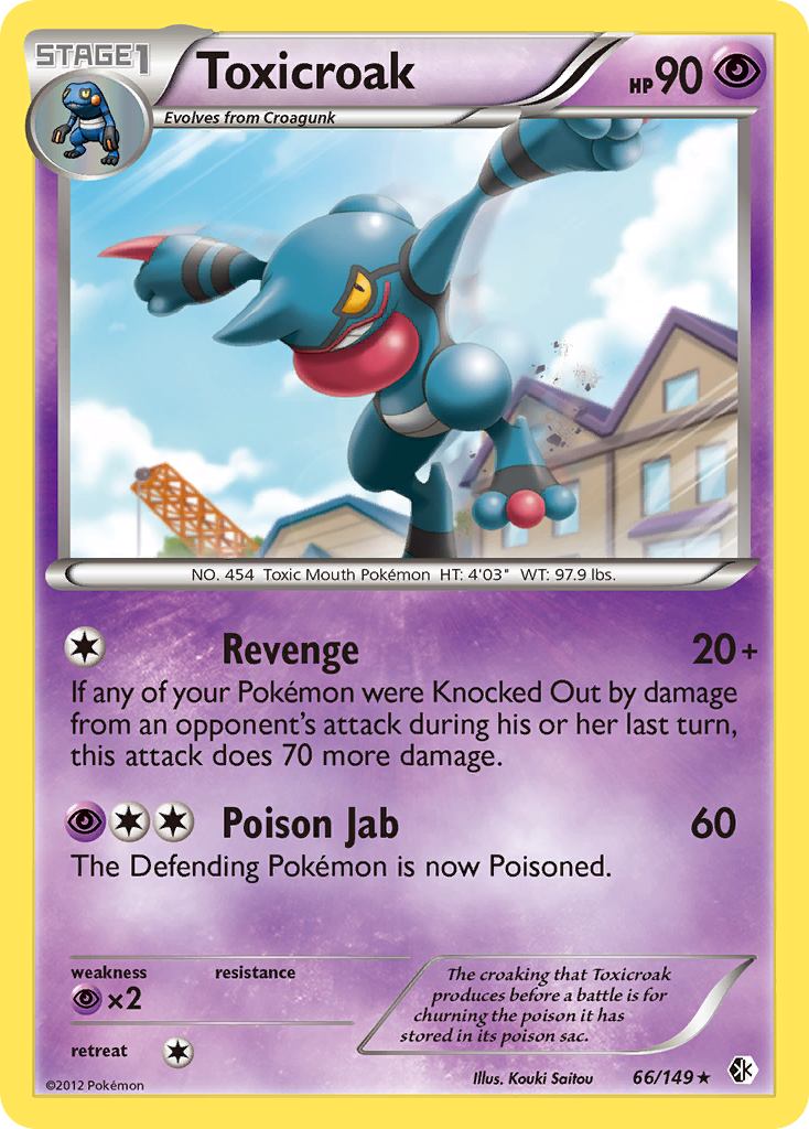 Toxicroak — Boundaries Crossed #66/149