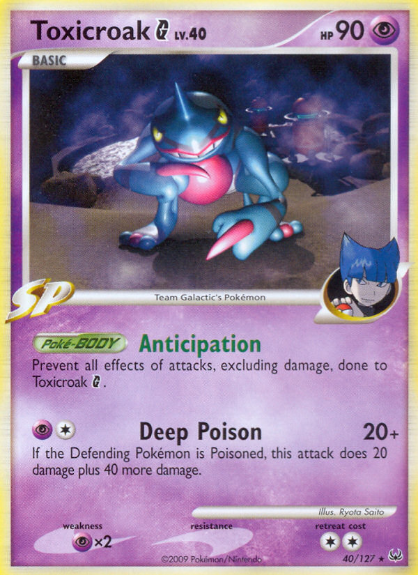 Toxicroak G — Platinum #40/127