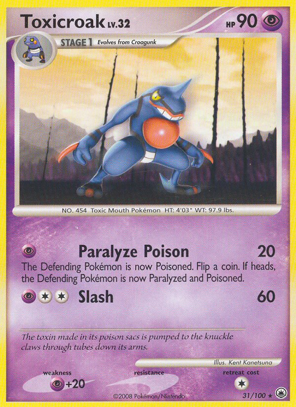 Toxicroak — Majestic Dawn #31/100