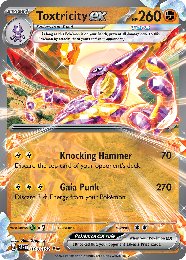 Toxtricity ex — SV04: Paradox Rift #100/182