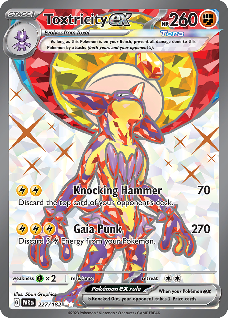 Toxtricity ex — SV04: Paradox Rift #227/182