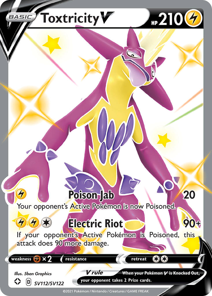Toxtricity V — Shining Fates: Shiny Vault #SV112/SV122