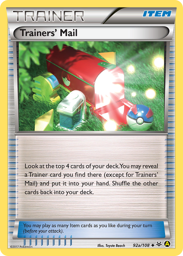 Trainers' Mail — Alternate Art Promos #092a/108