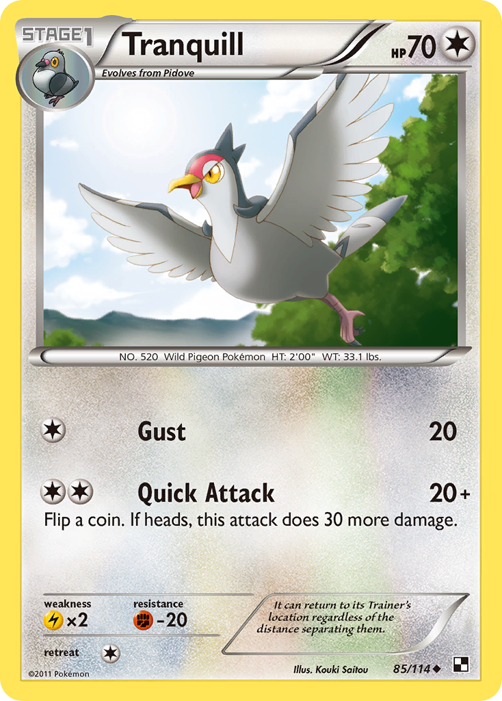 Tranquill — Black and White #85/114