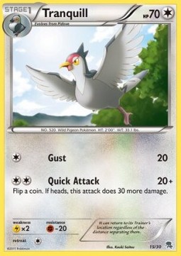 Tranquill — BW Trainer Kit: Excadrill & Zoroark #15/30