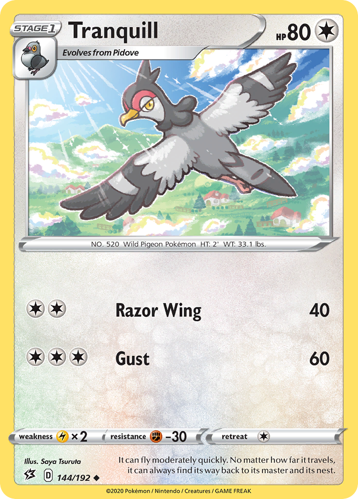 Tranquill — SWSH02: Rebel Clash #144/192
