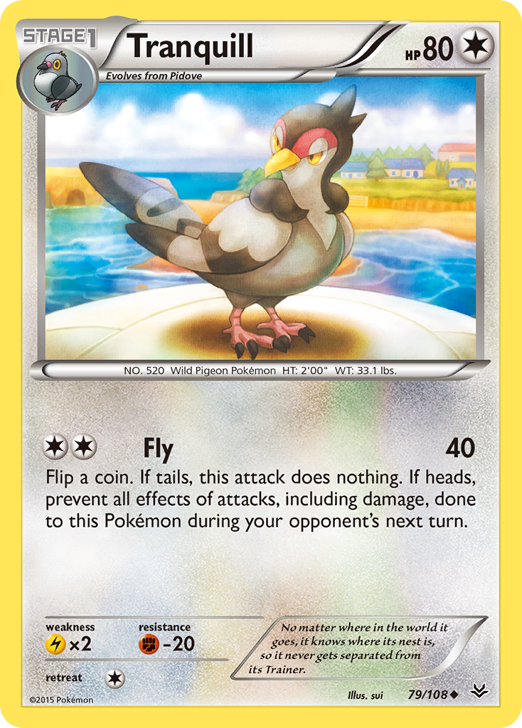 Tranquill — XY - Roaring Skies #79/108