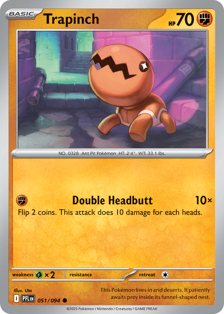 Trapinch — ME02: Phantasmal Flames #051/094