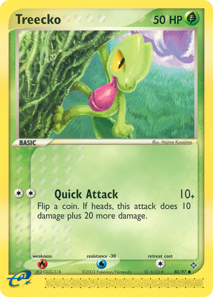 Treecko — Dragon #80/97