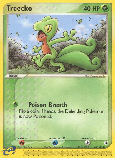 Treecko — Ruby and Sapphire #75/109