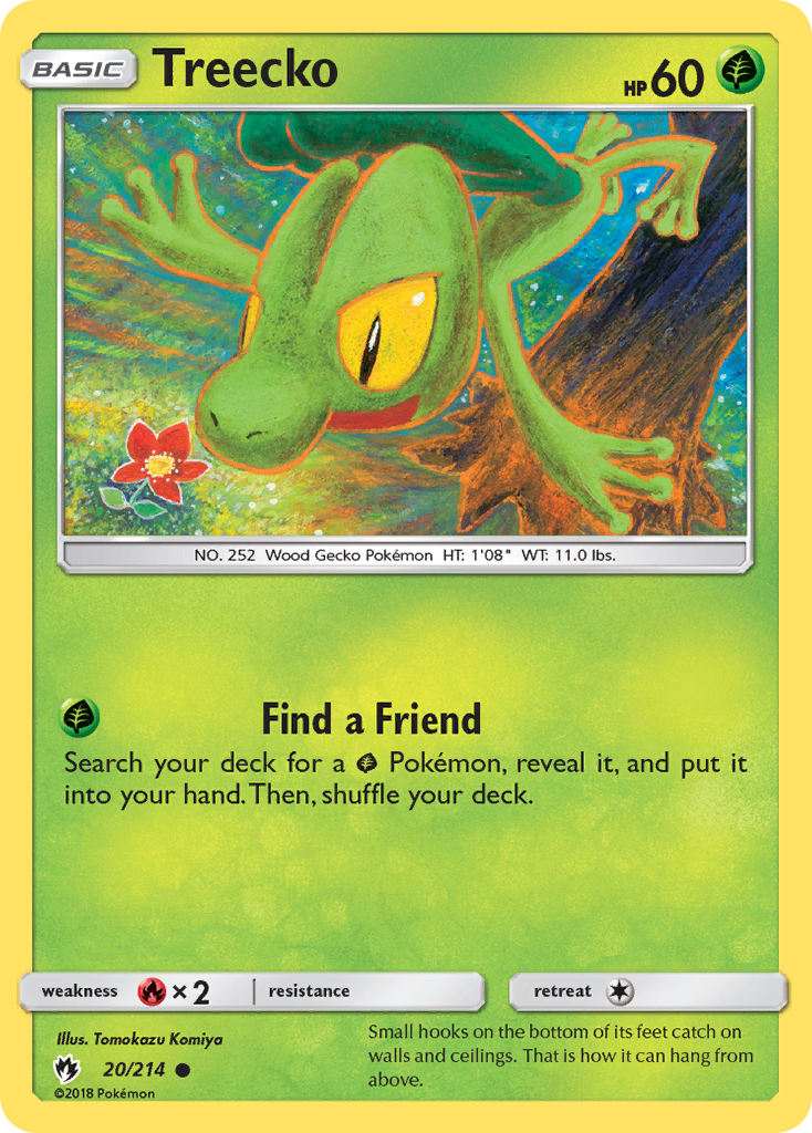 Treecko — SM - Lost Thunder #20/214