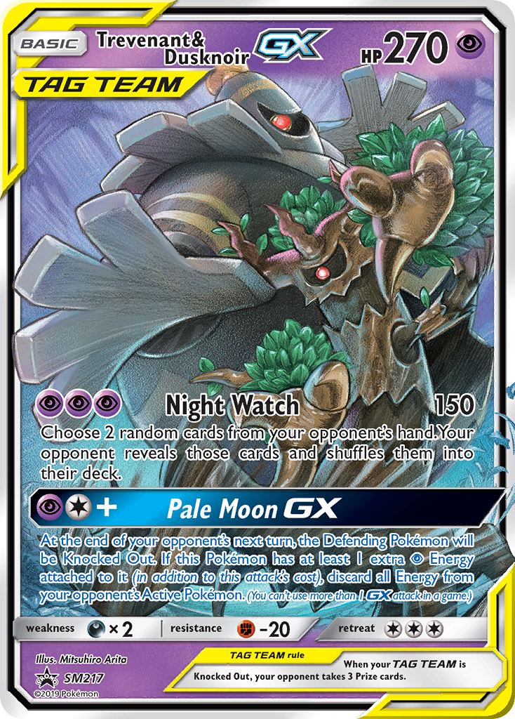 Trevenant & Dusknoir GX — Jumbo Cards #SM217