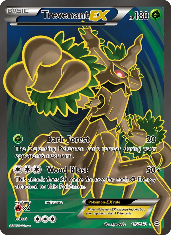 Trevenant EX (145 Full Art) — XY - Primal Clash #145/160