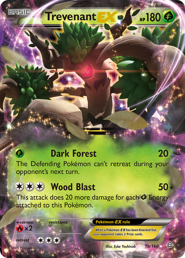 Trevenant EX — XY - Primal Clash #19/160