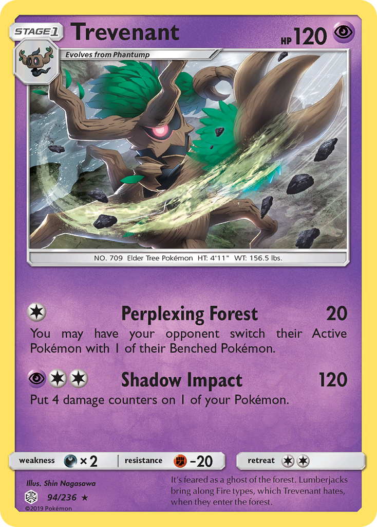 Trevenant — SM - Cosmic Eclipse #94/236