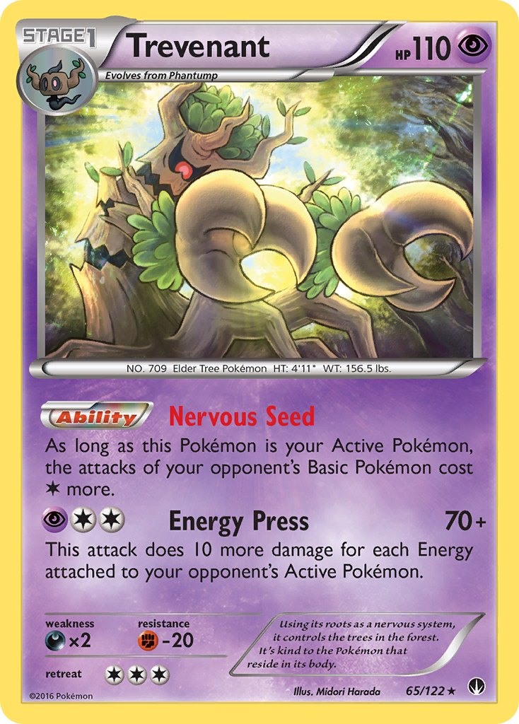 Trevenant — XY - BREAKpoint #65/122